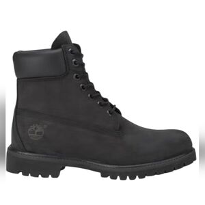 Timberland Black Rugged Boots with Waterproof Design Size Mens 5.5‎, Womens 7